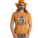 Rock & Roll Cowboy® Men's Dale Drisby Tee Mustard