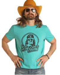 Rock & Roll Cowboy® Men's Dale Brisby Tee Turquoise