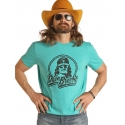 Rock & Roll Cowboy® Men's Dale Brisby Tee Turquoise