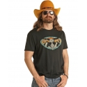 Rock & Roll Cowboy® Men's Dale Brisby Tee Black