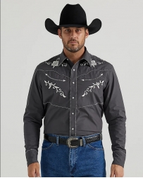 Wrangler® Men's Rodeo Ben Embroidered LS Shirt