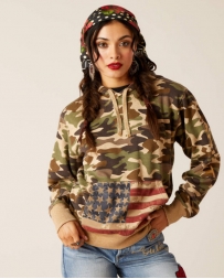 Ariat® Ladies' Rodeo Quincy Camo Hoodie