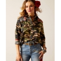 Ariat® Ladies' Rodeo Quincy Camo Pride Shirt