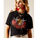 Ariat® Ladies' Rodeo Quincy Steer Tee