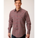 Roper® Men's 2 Pocket Snap Print