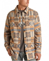 Rock & Roll Cowboy® Men's Aztec Snap Shacket