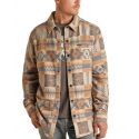 Rock & Roll Cowboy® Men's Aztec Snap Shacket