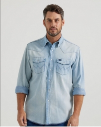 Wrangler® Men's Vintage Denim LS Work Shirt