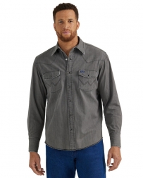 Wrangler® Men's Vintage Denim LS Work Shirt