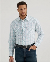 Wrangler® 20X® Men's Comp AC LS Plaid Snap