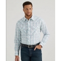 Wrangler® 20X® Men's Comp AC LS Plaid Snap