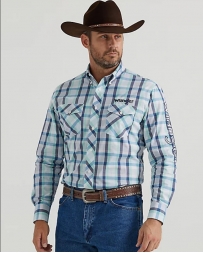 Wrangler® Men's Western Logo LS Shirt