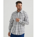 Wrangler® Men's Wrinkle Resistant LS Plaid Snap