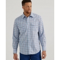 Wrangler® Men's Wrinkle Resistant LS Plaid Snap