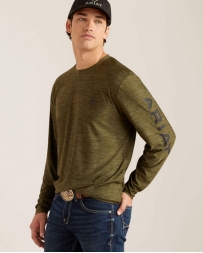 Ariat® Men's Charger Logo Long Sleeve Tee