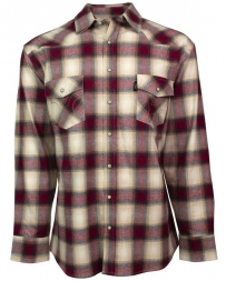 Hooey® Men's LS Flannel Pearl Snap