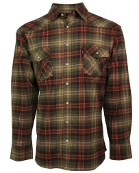 Hooey® Men's LS Flannel Pearl Snap