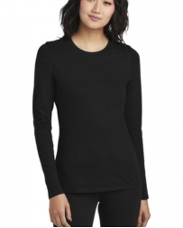 Ladies' LS Basic Crewneck Top