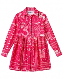 Wrangler® Girls' Barbie Bandana Shirt Dress