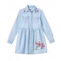 Wrangler® Girls' Barbie Denim Shirt Dress