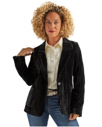 Wrangler Retro® Ladies' Black Velvet Blazer