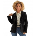 Wrangler Retro® Ladies' Black Velvet Blazer