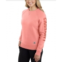 Carhartt® Ladies' Sleeve Logo Crew Sweatshirt