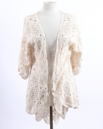 Ladies' Crochet Hi Low Cardigan