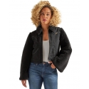 Wrangler Retro® Ladies' Fauz Fur Sleeve Denim Jacket