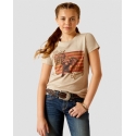 Ariat® Girls' Flag Rodeo Quincy Tee