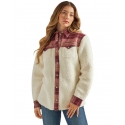 Wrangler Retro® Ladies' Fleece Western Yoke Shacket