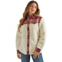 Wrangler Retro® Ladies' Fleece Western Yoke Shacket