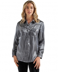 Wrangler Retro® Ladies' Metallic Western Shirt
