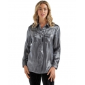 Wrangler Retro® Ladies' Metallic Western Shirt