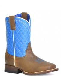 Roper® Boys' Criss Cross Blue Boot