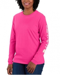 Carhartt® Ladies' LS Logo Tee