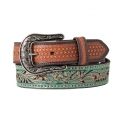 Nocona® Ladies' Floral Copper Glitter Inlay Belt