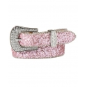 Nocona Belt Co.® Girls' Pink Glitter Belt