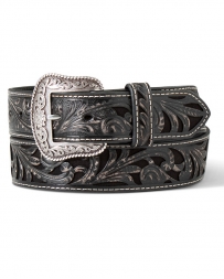 Ariat® Ladies' Tooled Filigree Black Belt