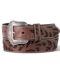 Ariat® Ladies' Tooled Filigree Brown Belt