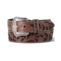 Ariat® Ladies' Tooled Filigree Brown Belt