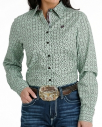 Cinch® Ladies' L/S Print Performance Top