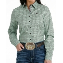 Cinch® Ladies' L/S Print Performance Top