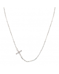 Montana Silversmiths® Ladies' Crystal Tiny Cross Necklace