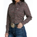 Cinch® Ladies' L/S Print Performance Top