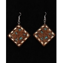 Blazin Roxx® Ladies' Tooled Leather Earrings