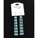 West & Co.® Ladies' 5" Green Beaded Tassle Earring