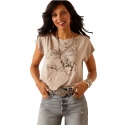 Ariat® Ladies' Cowgirls Drop Shoulder Tee