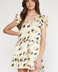 Entro® Ladies' Horse Print Romper