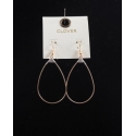 Ladies' Gold Teardrop Wire Earring
